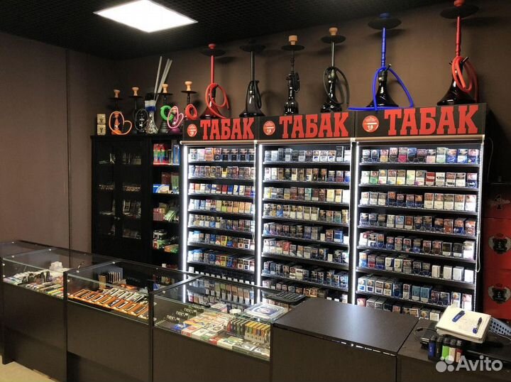 Табачный магазин с постоянными покупателями
