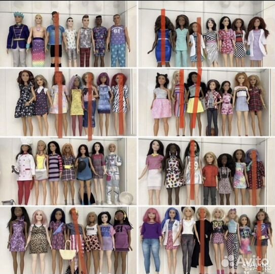 Кукла барби barbie fashionistas профессии