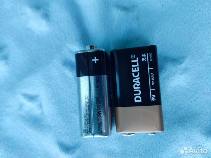 Батарейки крона 9V (duracell и energiser)