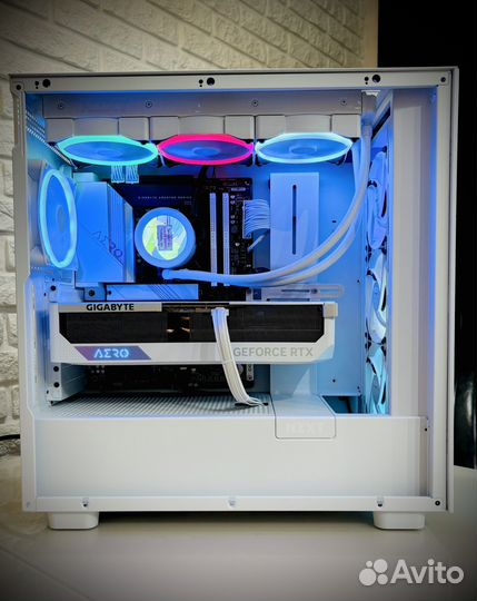 Мощный Белый пк 14700kf, RTX4090, 64gb, 3Tb