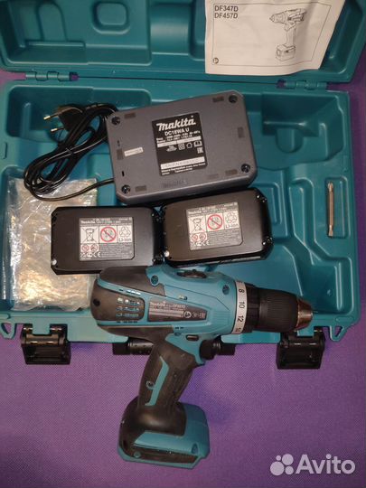 Шуруповерт makita 18v DF457DWE (новая, оригинал)