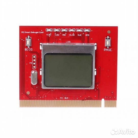 Диагностическая post-card PCI LCD PTi8
