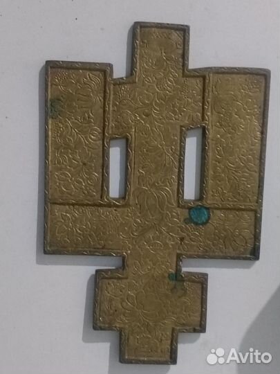 Крест киотный распятие христово С предстоящими