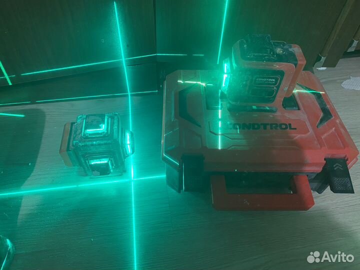 Рабочий только лазер и пылесос