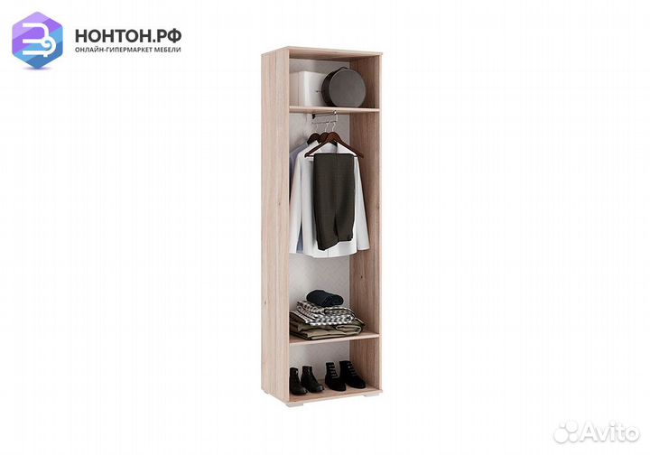 Шкаф двухдверный Лайк 08.01 дуб мария / какао