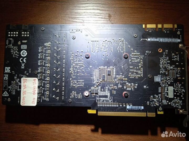 Видеокарта GTX 1080 8gb MSI Armor 8Gb