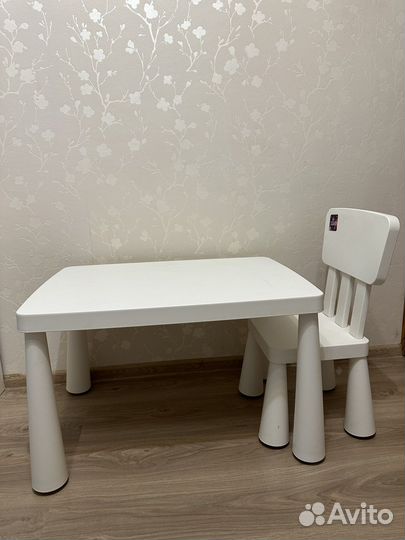 Стол и стул IKEA