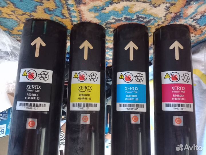Картриджи с порошком для Xerox Phaser 7760