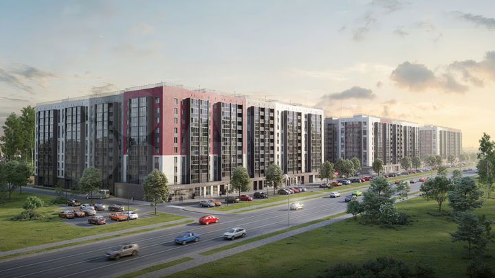 2-к. квартира, 55 м², 1/10 эт.