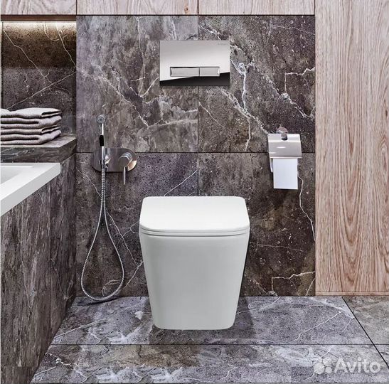 Унитаз подвесной Belbagno bb3103chr/sc, микролифт