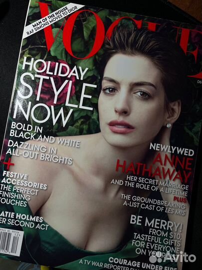 Журнал Vogue USA December 2012 с Энн Хэтэуэй