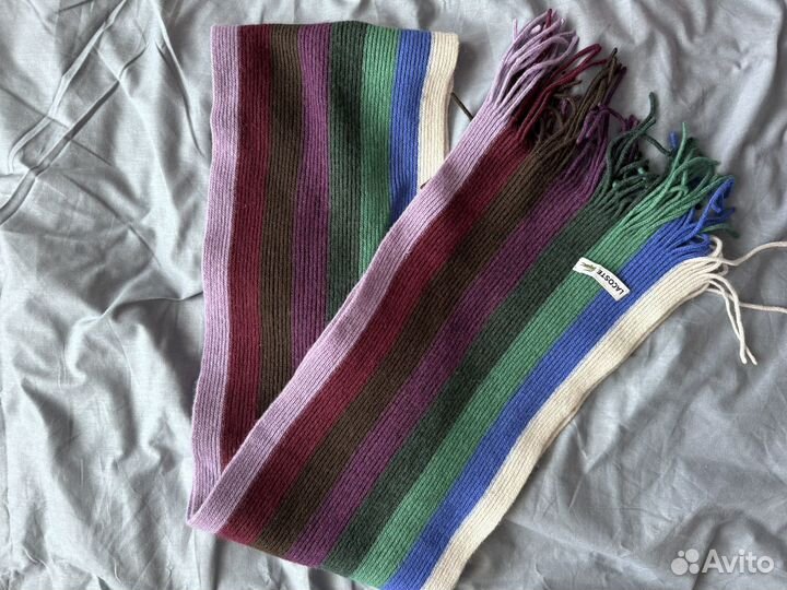 Шарф шерсть 100 lacoste оригинал