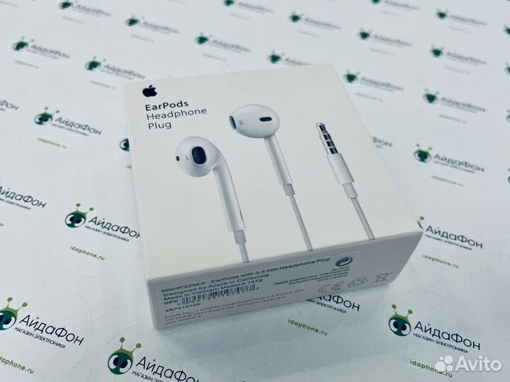 Оригинальные наушники Apple iPhone 3.5 мм