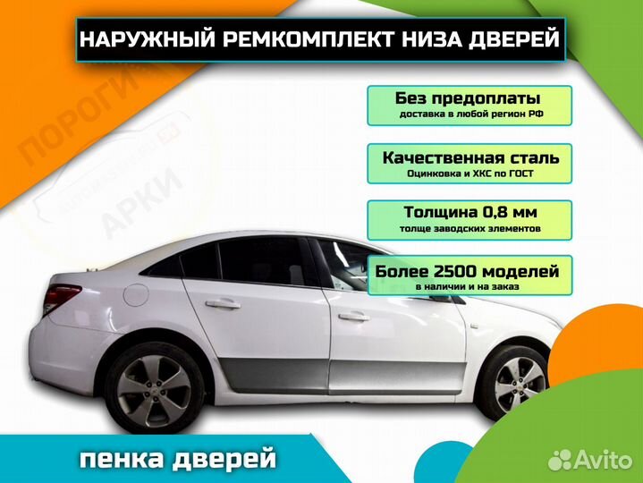 Пороги кузовные Nissan Leaf 1