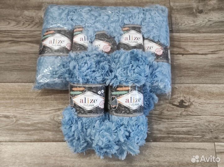 Пряжа alize puffy fur