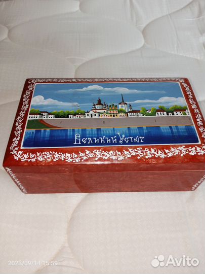 Шкатулка 13*22см