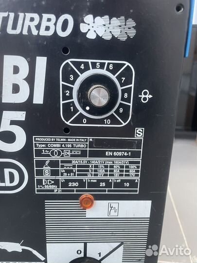 Сварочный полуавтомат blueweld combi 4.195 turbo