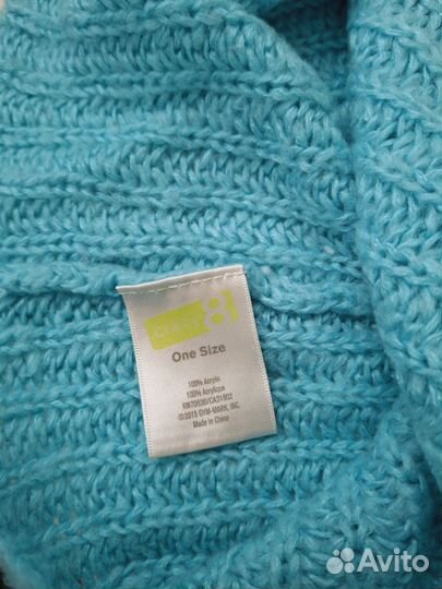 Шапка и шарф зимнии для девочки