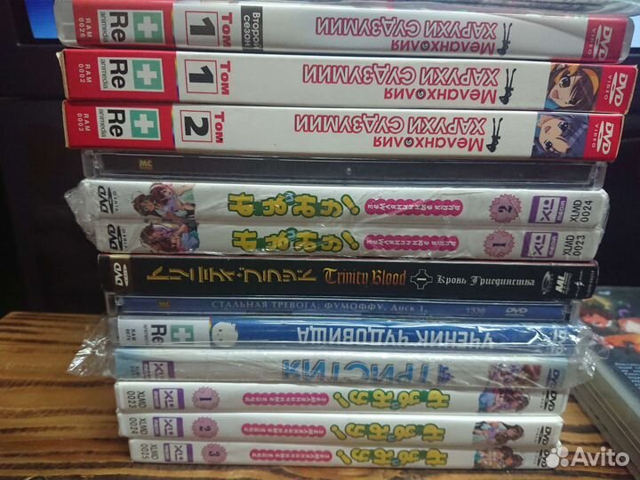 DVD диски с аниме