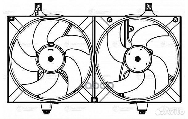 Вентилятор радиатора двигателя LFK1416 luzar