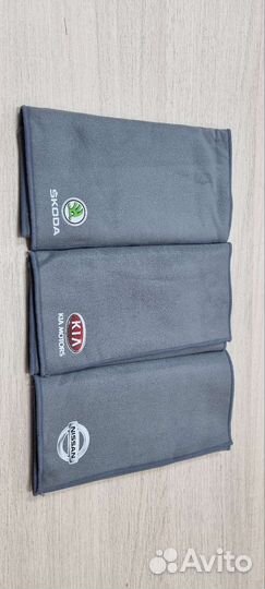 Микрофибра брендированная с разными лого