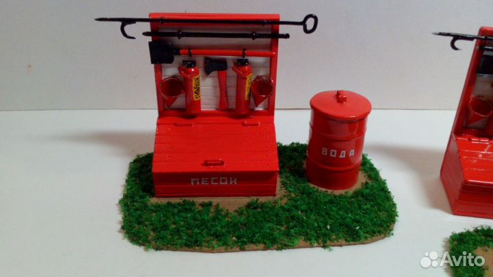 Модель в 43 масштабе. Пожарный щит в 43 масштабе