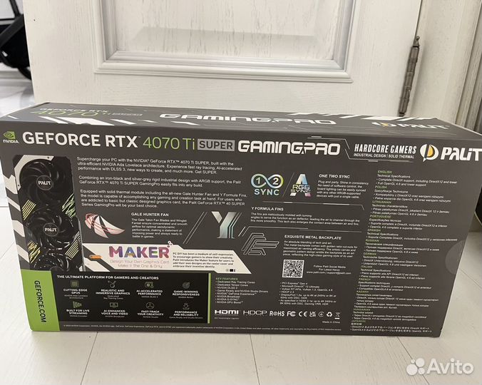 Видеокарта Palit RTX4070Ti Super Gamingpro