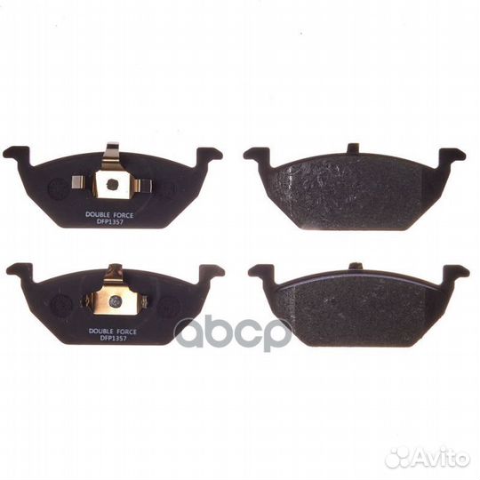 Колодки тормозные дисковые Double Force 1J0 698
