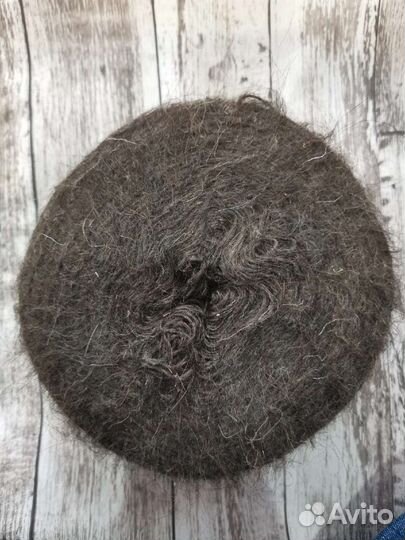 Пряжа с пухом козы