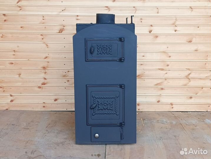 Печь для бани с одогревом предбанника