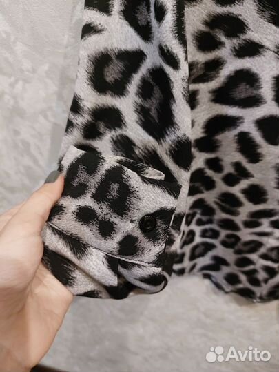 Леопардовая рубашка женская 42-44