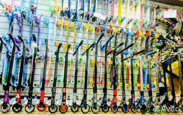 Трюковой самокат. Городской. Ассортимент