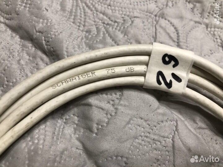 Антенный кабель для тв коаксиальный б/у