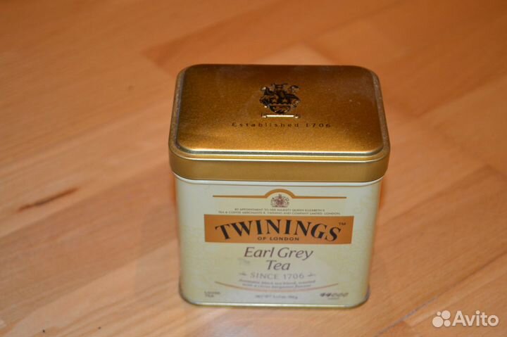 Металлические коробочки от чая