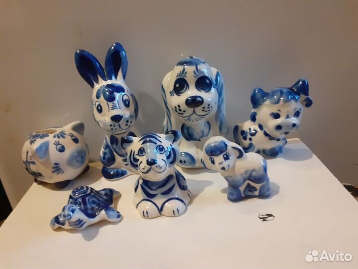 Гжель-6: звери и гады