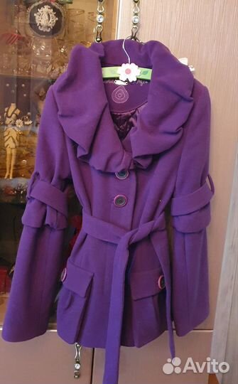 Пальто для девочки 134