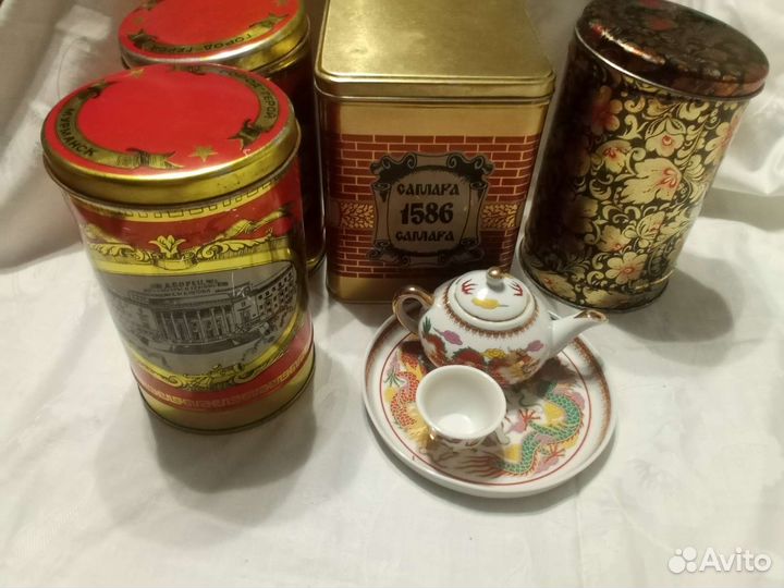 Жестяные банки, вьетнамский мини сервиз