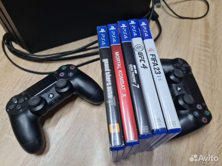 Ps4 pro 1tb с играми