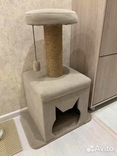 Домик для кошки с когтеточкой