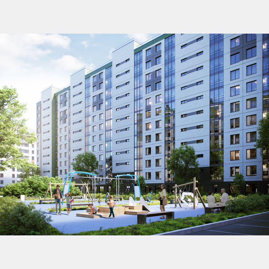2-к. квартира, 53 м², 3/12 эт.