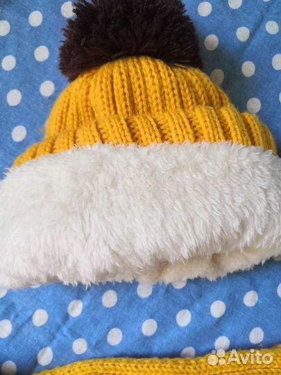 Шапка и шарф комплект