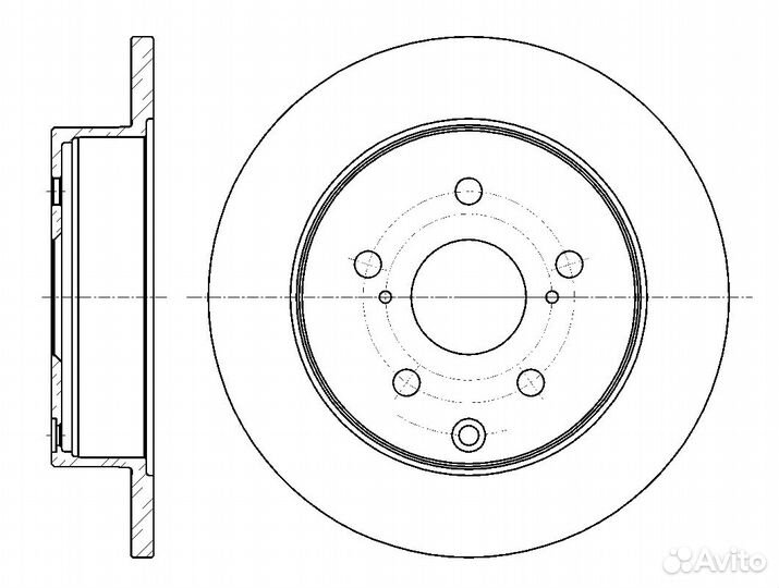 Диск тормозной G-brake GR-01693 GR-01693 G-brake