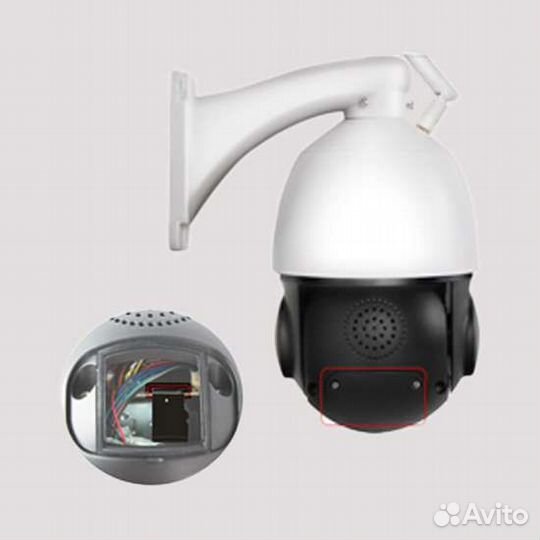 IP камера 5мп 30X зум Wi-Fi PTZ AI отслеживание