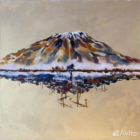 Картина маслом «Эволюция»