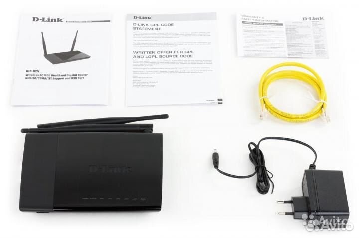 D-link DIR - 825 Роутер Wi-Fi с USB Б/У