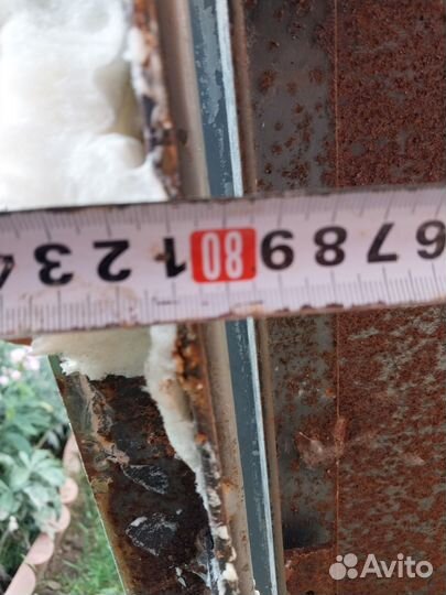 Металлическая дверь бу