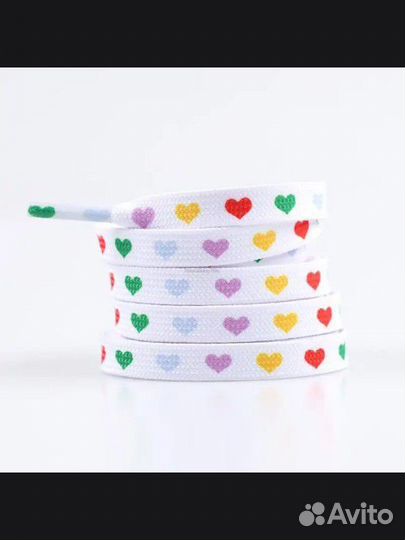 Шнурки с сердечками
