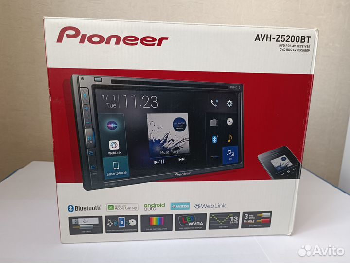 Автомагнитола pioneer 2din