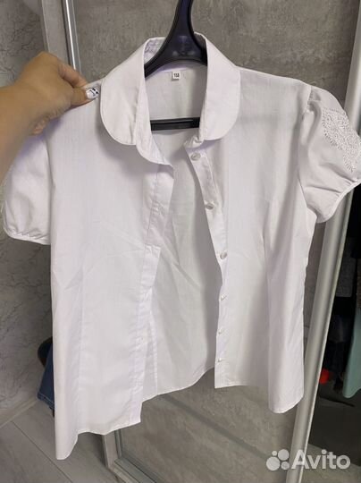 Рубашка школьная 158