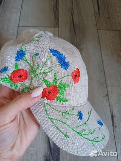 Кепка 55-56 лен
